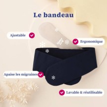 Poche de froid & Bandeau de migraine