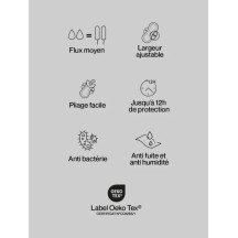 Serviette hygiénique lavable - Smoon Lingerie