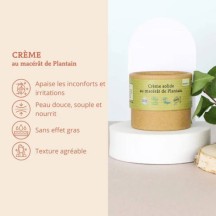 Crème solide au macérât de plantain - pour les démangeaisons