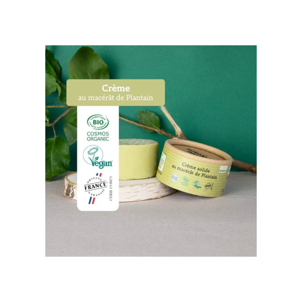 Feste Creme mit Wegerich-Mazerat – gegen Juckreiz