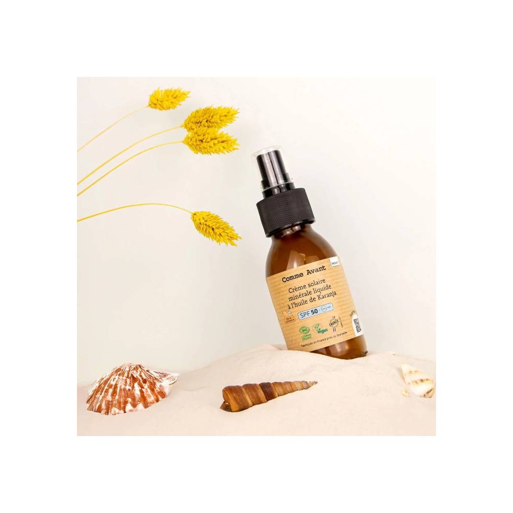 Crème solaire liquide SPF50 - Comme Avant