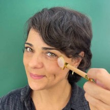 Rouleau visage en quartz rose - Comme Avant