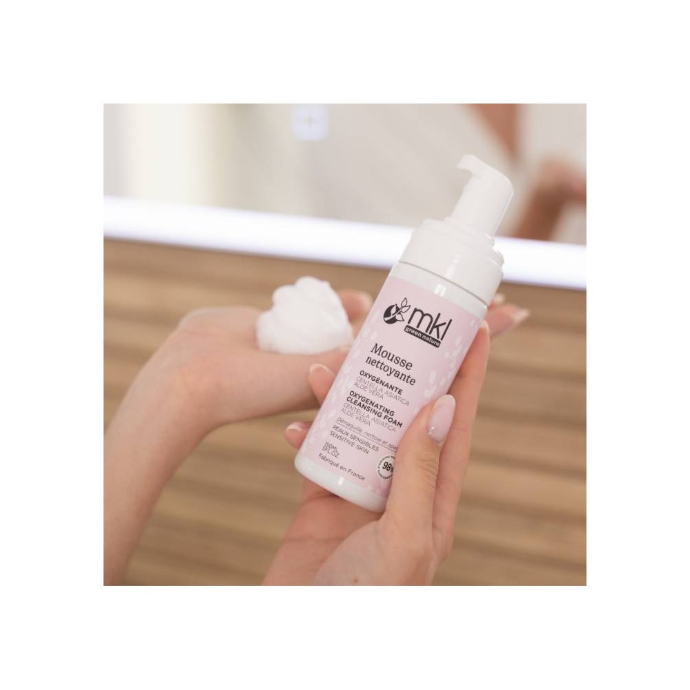 Mousse nettoyante oxygénante